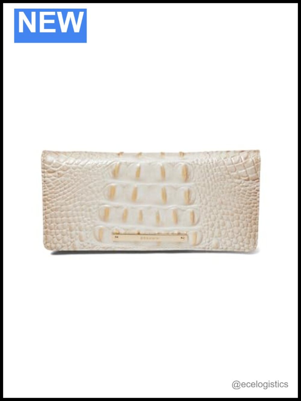 Genuine Leather Bi-Fold Wallet with 13 Card Slots & Adjustable Strap